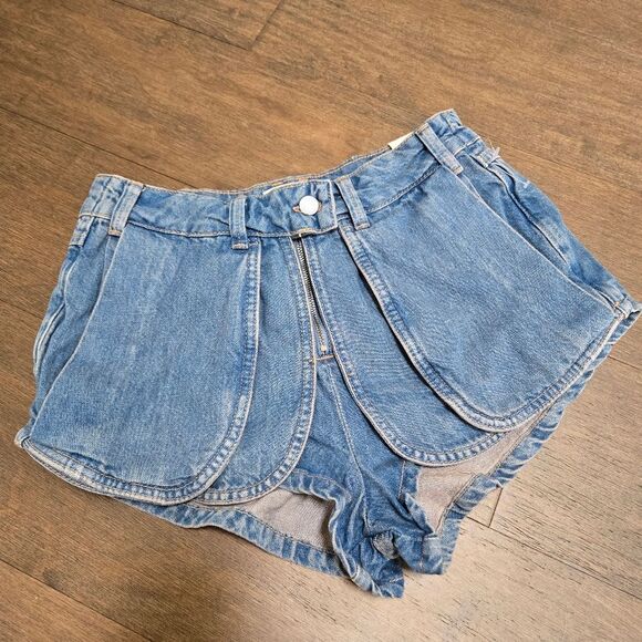 Free People We The Free Prince Street Denim Shorts Size 28 - Picture 3 of 11